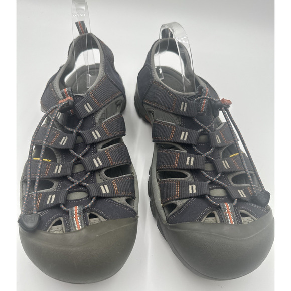 Keen Men’s Newport H2 Hiking Sandals Size 14 Waterproof Outdoor Gray Orange - Picture 1 of 13